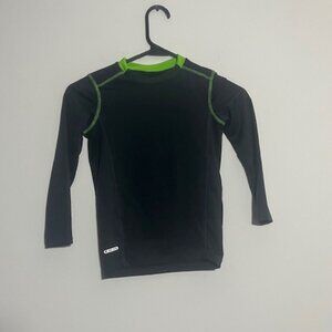 Starter Dri Star Dark Gray Long Sleeve Shirt Size 8 Boys